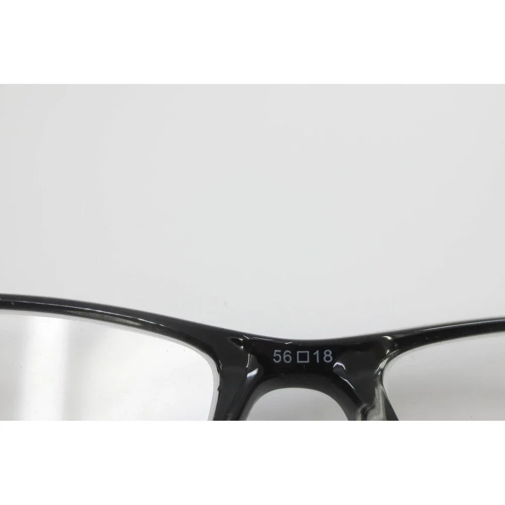Modern Optical MP5103 BK/CR Black Crystal Rectangular Eyeglass Frames 56-18-145